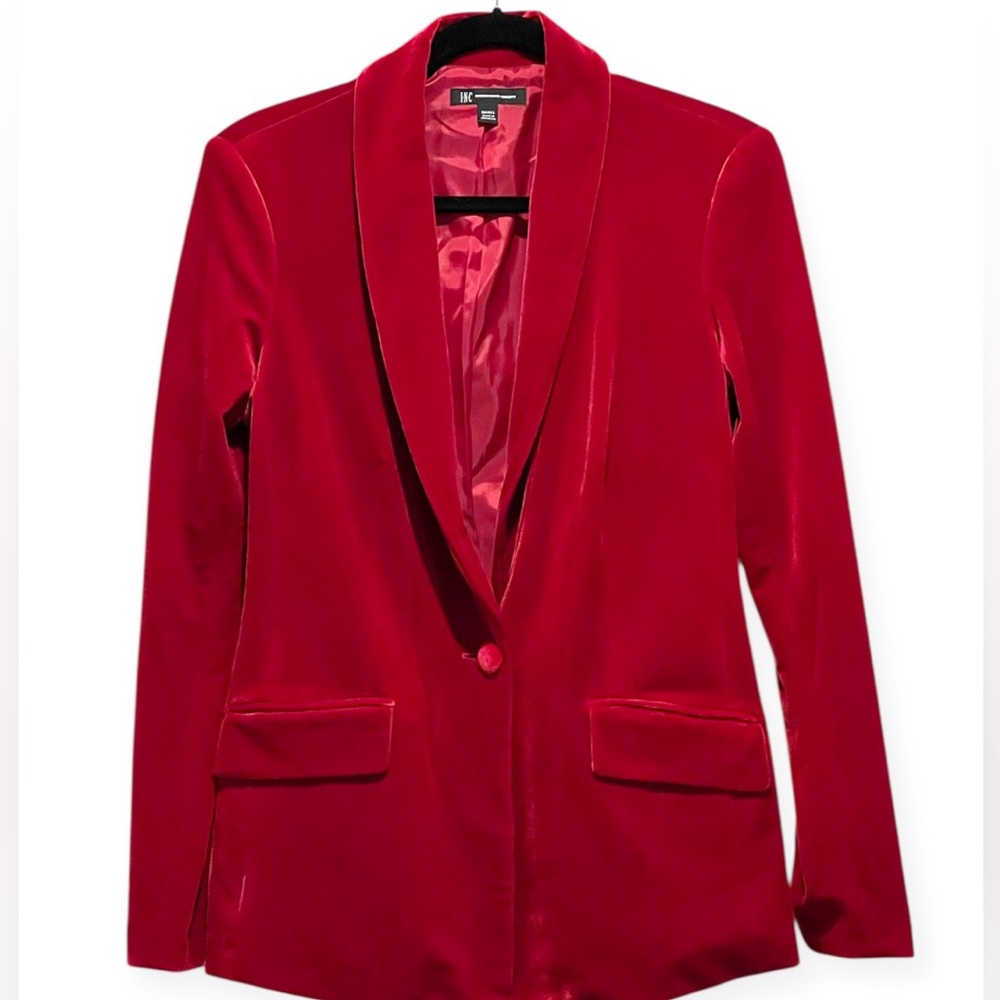 INC International Concepts Red Blazer